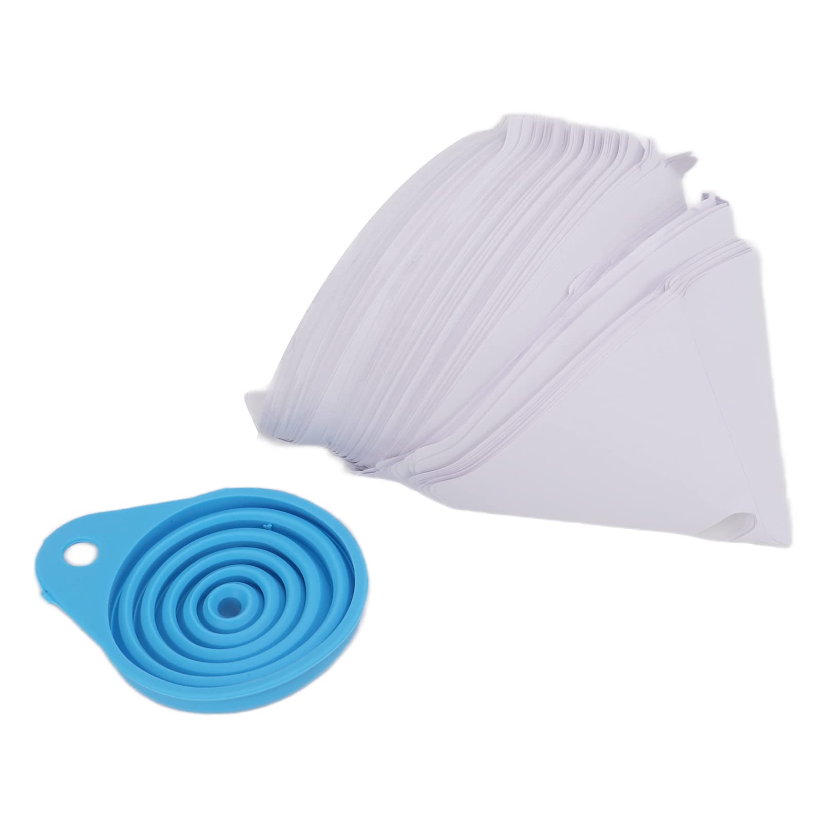 Premium Resin Funnel with 150 Micron Filter - Non-Toxic Flexible Paint Strainers for Airless Sprayers, Car Cleaning & Spray Guns - Perfect for Automotive Detailing & DIY Painting Projects