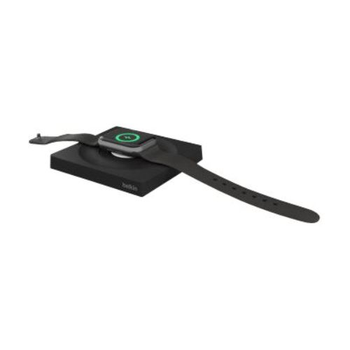 Belkin Watch Charging Base - Fast & Secure Wireless Charger for Apple Watch & Smartwatches - Perfect for Home, Office & Travel
