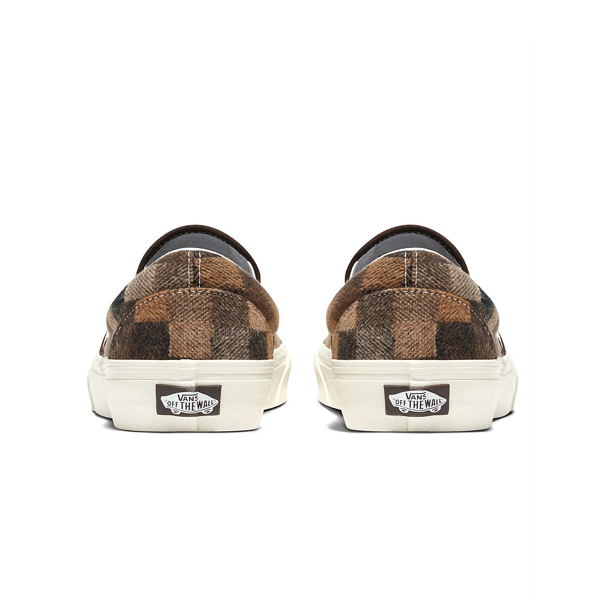 Classic Slip-On Shoes 'Sweater Check Brown' - Comfortable Casual Loafers for Men & Women - Perfect for Home, Office and Everyday Wear