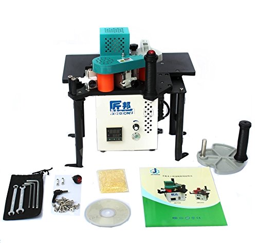 CGOLDENWALL JBT90 PVC Portable Edge Bander - Wood Edge Banding Machine with Adjustable Speed 0-5M/min - Perfect for DIY Furniture, Cabinets & Home Improvement Projects