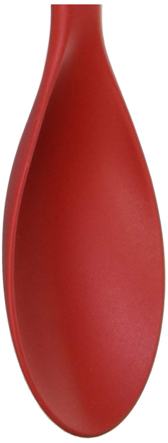 Ballarini 28000-009 Red Silicone Cooking Spoon - Heat Resistant Spatula for Baking & Cooking - Dishwasher Safe Kitchen Utensil - Perfect for Non-Stick Pans, Mixing Batters & Serving Dishes