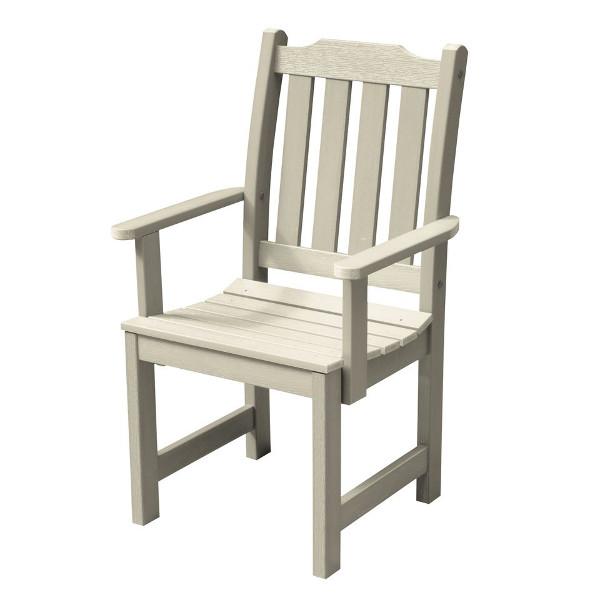 Eco-Friendly Recycled Plastic Outdoor Dining Armchair - Durable & Weather-Resistant Patio Chair for Garden, Deck, and Poolside Use