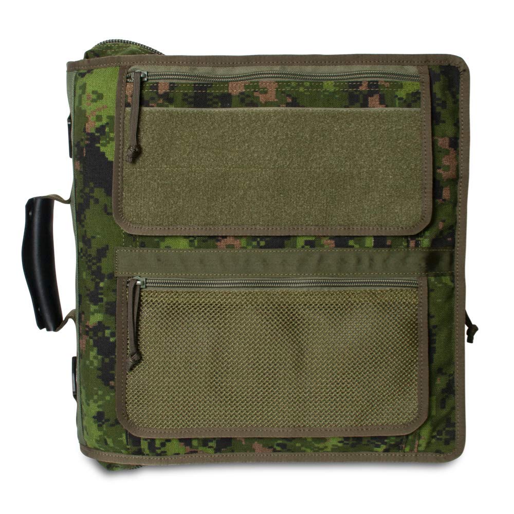 Tactical 3-Ring Binder Cover with Zippered Padfolio Organizer | Durable Military-Grade Notebook Cover for 1.5