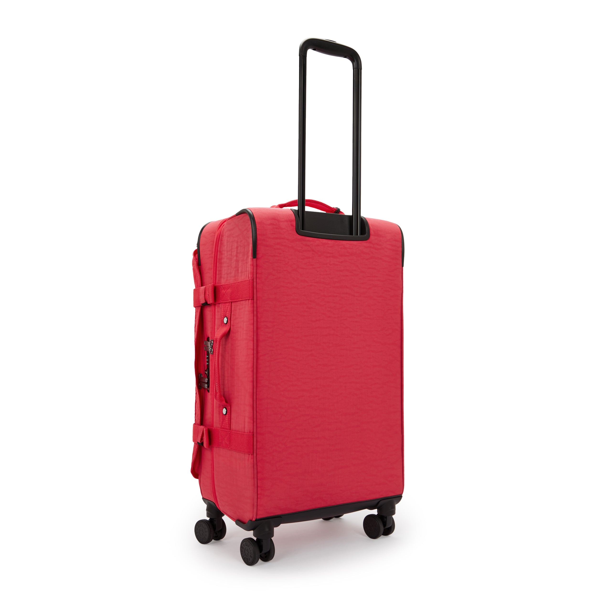 Kipling Spontaneous Medium Rolling Luggage - Lightweight Carry-On Suitcase with Spinner Wheels, Resort Pink (Perfect for Travel, Business Trips & Weekend Getaways)