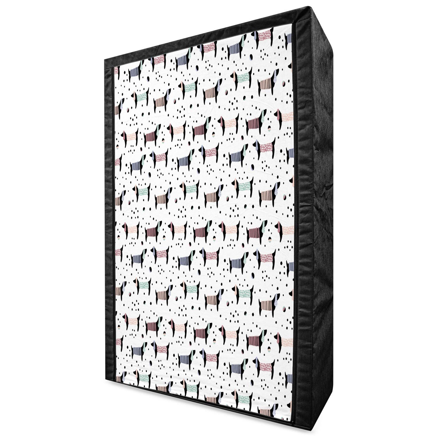 Ambesonne Dog Lover Portable Fabric Wardrobe - 42.5