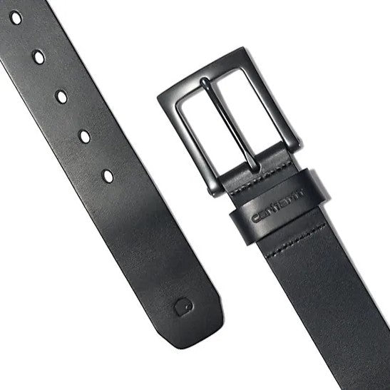 Premium Black Anvil Belt for Men - Durable Leather Dress Belt for Business, Casual & Formal Wear | Adjustable Waistband for Comfortable Fit