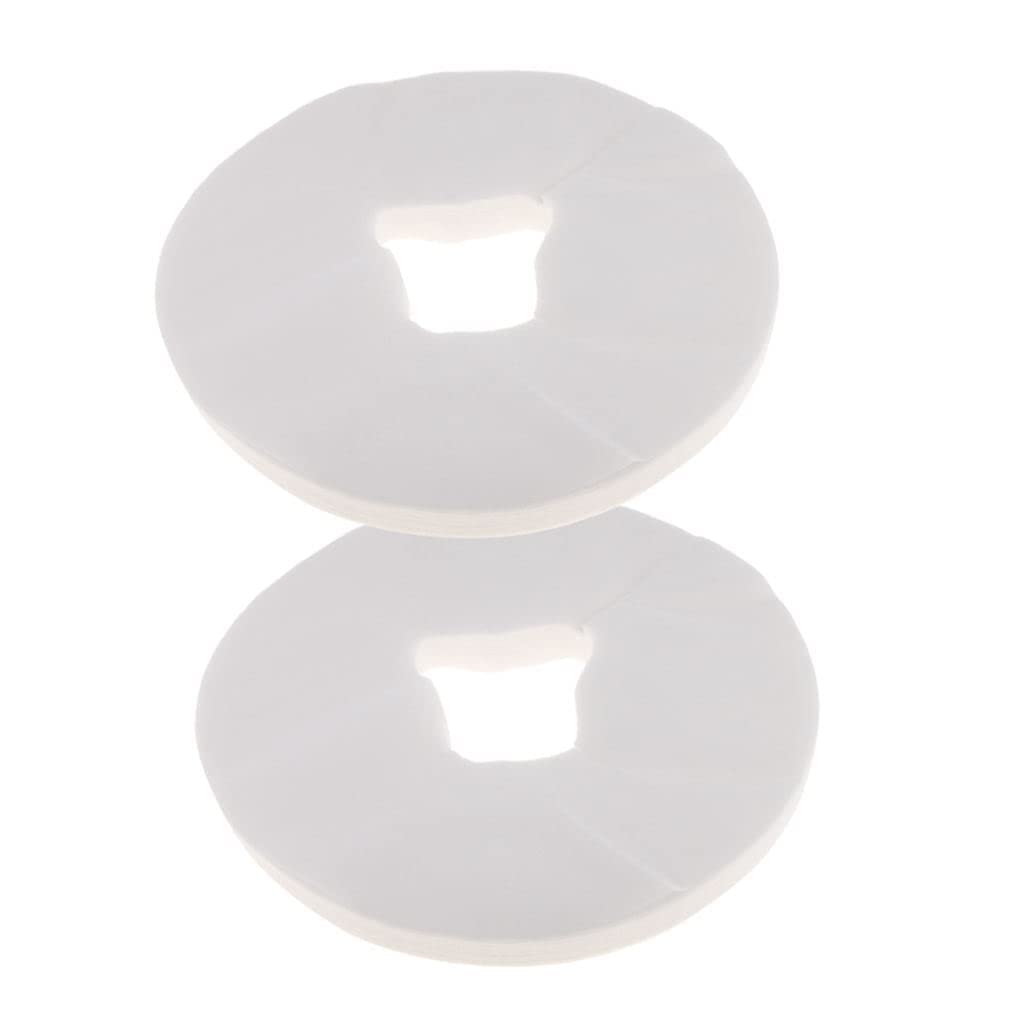 200-Pack Disposable Non-Woven Face Cradle Covers for Massage Tables & Chairs - Thick Spa Bed Protection (Ideal for Massage Therapy, Facial Treatments & Salon Hygiene)