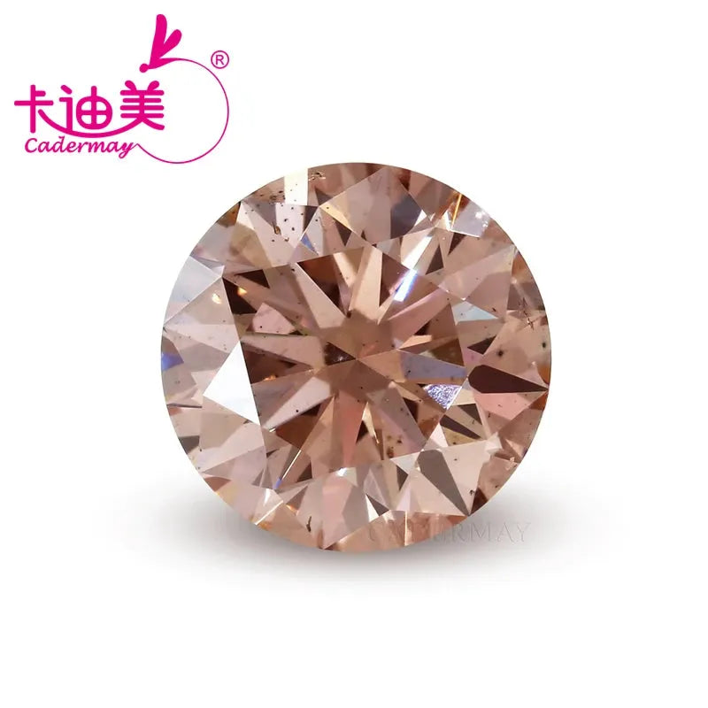 Round Cut Brown CVD Lab Grown Diamond - SI1 Clarity Loose Stone with Certification | Perfect for Wedding Rings & Fine Jewelry Making | Engagement, Anniversary & Bridal Jewelry Designs