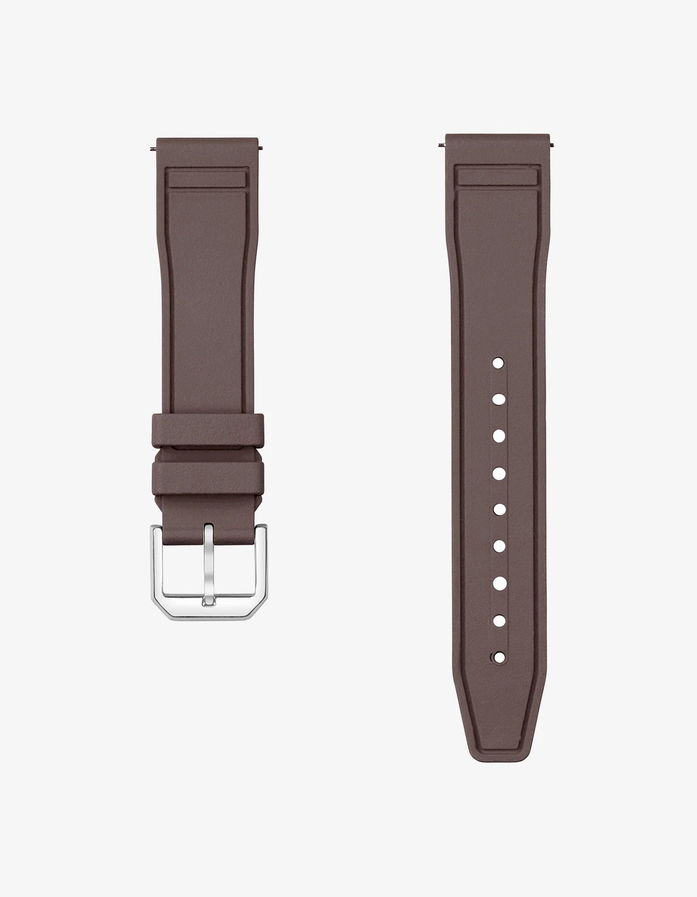 IWC Brown Rubber Watch Strap - Durable & Comfortable Replacement Band for IWC Watches - Perfect for Casual, Sports & Everyday Wear