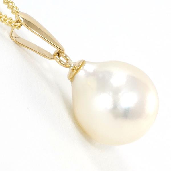 18K Yellow Gold Pearl Necklace for Women - Elegant & Timeless Jewelry Gift for Wedding, Anniversary & Special Occasions