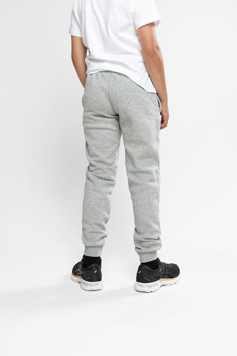 Champion Junior Script Grey Track Pants for Boys & Girls - Comfortable Athletic Joggers for School, Sports & Casual Wear
