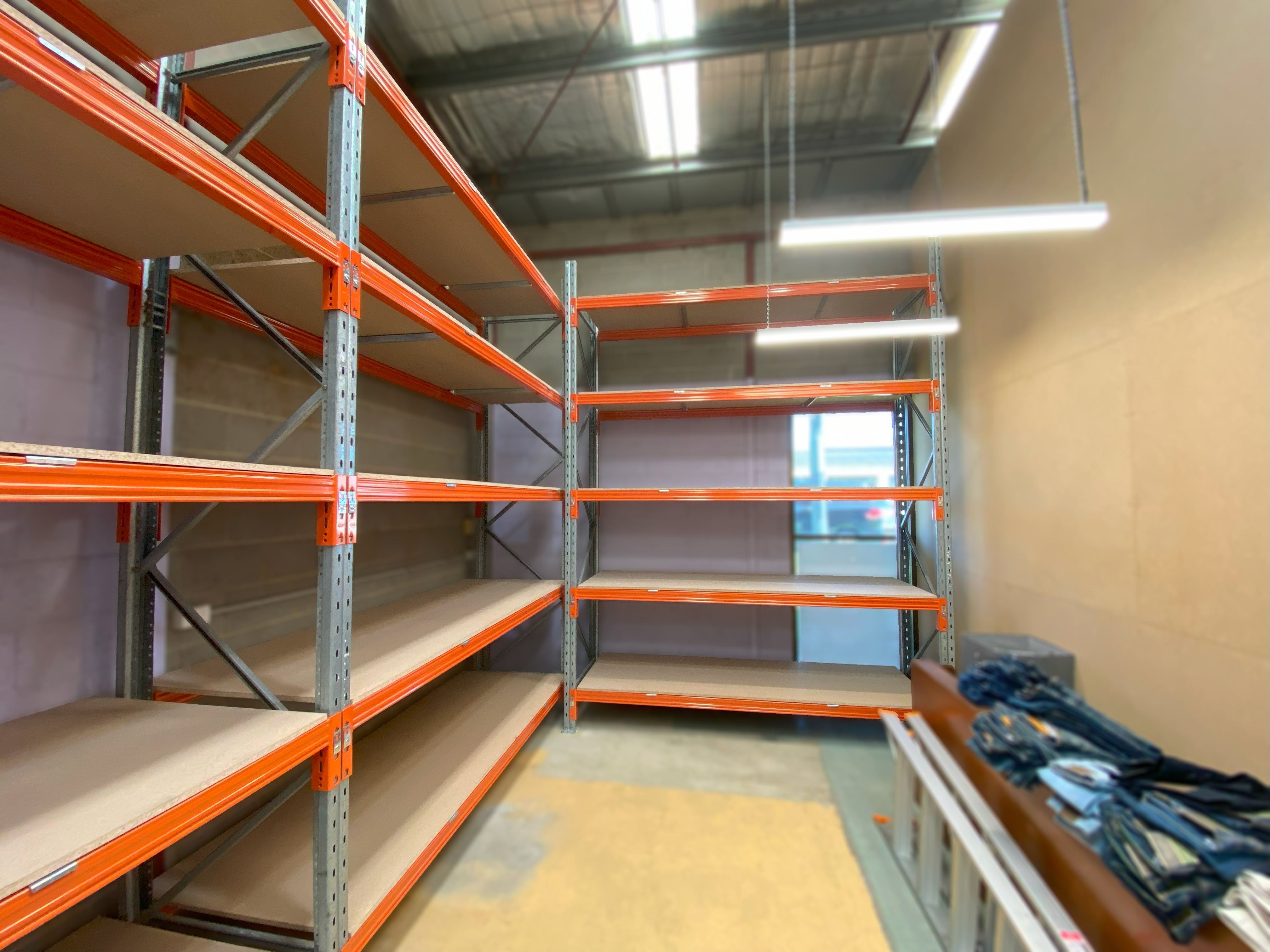 Heavy Duty Industrial Shelving Unit Starter Bay 3658mm High with Durable Boards - Perfect for Warehouse Storage, Garage Organization, and Retail Display