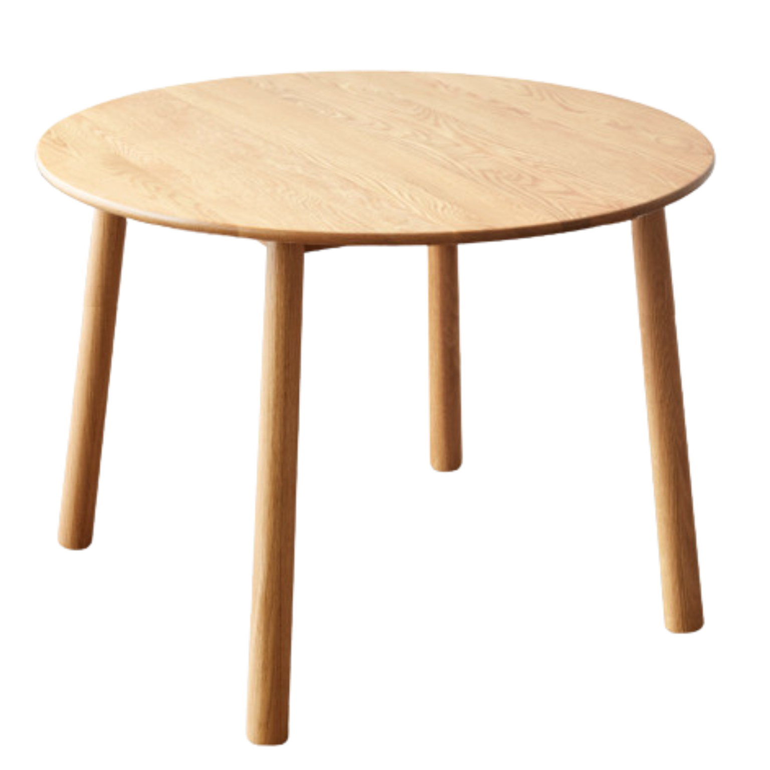 35.4x35.4x29.5 inch / 90x90x75 сm / Natural Wood Color / Round table