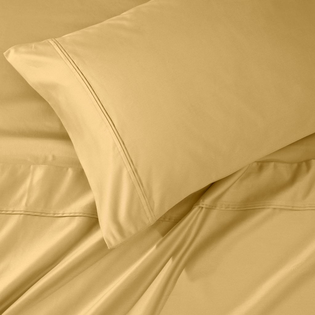 Luxury 1200 Thread Count Egyptian Cotton Deep Pocket Bed Sheet Set - Queen Size, Soft & Breathable for Ultimate Comfort - Perfect for Master Bedroom, Guest Room & Hotel Use