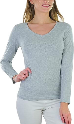 V-neck - Heather Gray