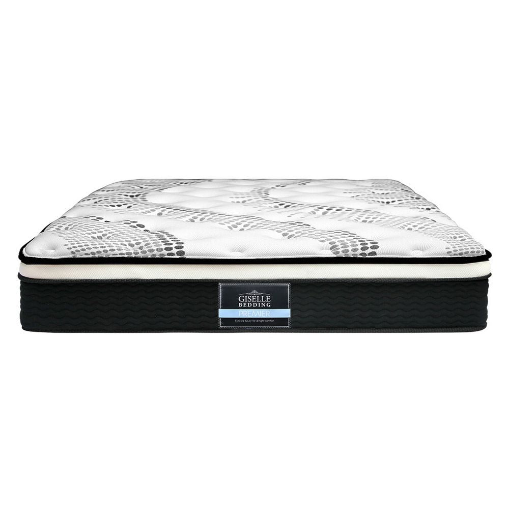 Giselle Bedding 32cm Euro Top Double Mattress - Plush Support for Side Sleepers & Couples - Perfect for Guest Rooms & Master Bedrooms