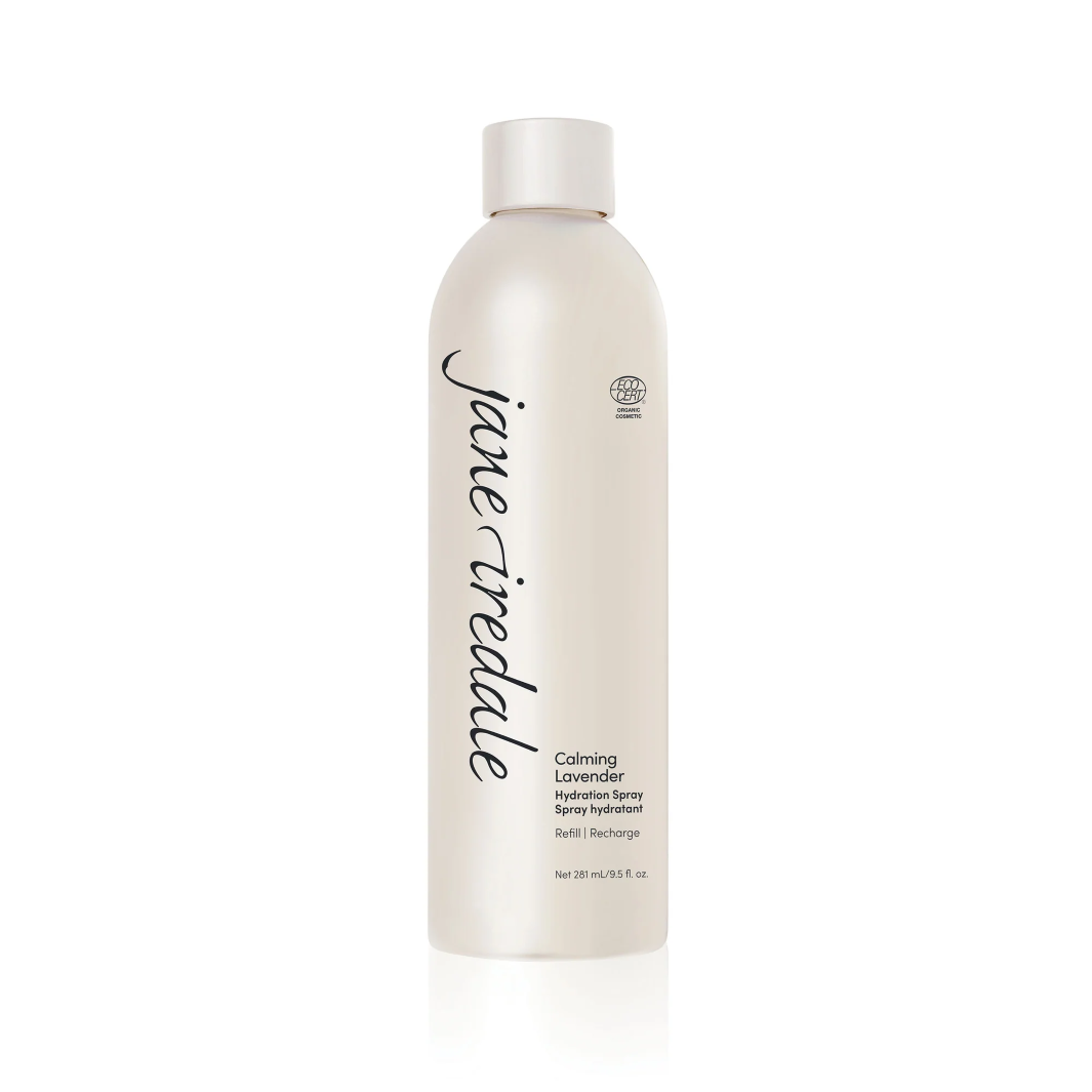 Jane Iredale Calming Lavender Hydration Spray - Soothing Facial Mist for Dry & Sensitive Skin | Makeup Setting & Refreshment | Perfect for Travel, Gym & Office Use
