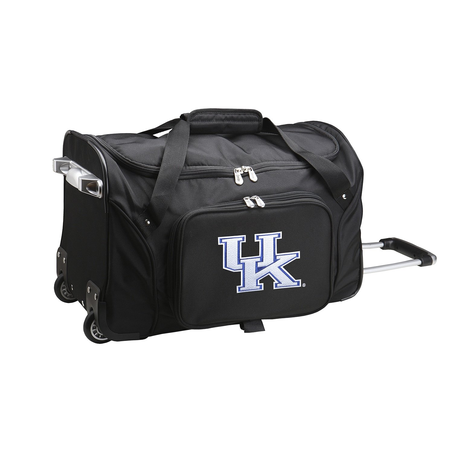 NCAA Wheeled Duffel Bag 22-inch - Large Rolling Sports Duffle for Travel, Gym & College - Official NCAA Team Logo Luggage for Basketball, Football & Baseball Players