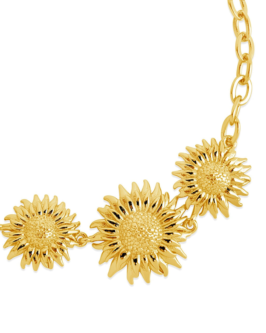 Solaris Sunflower Chain Bracelet for Women - Dainty Gold Plated Floral Jewelry Gift for Her - Perfect for Everyday Wear, Parties & Special Occasions