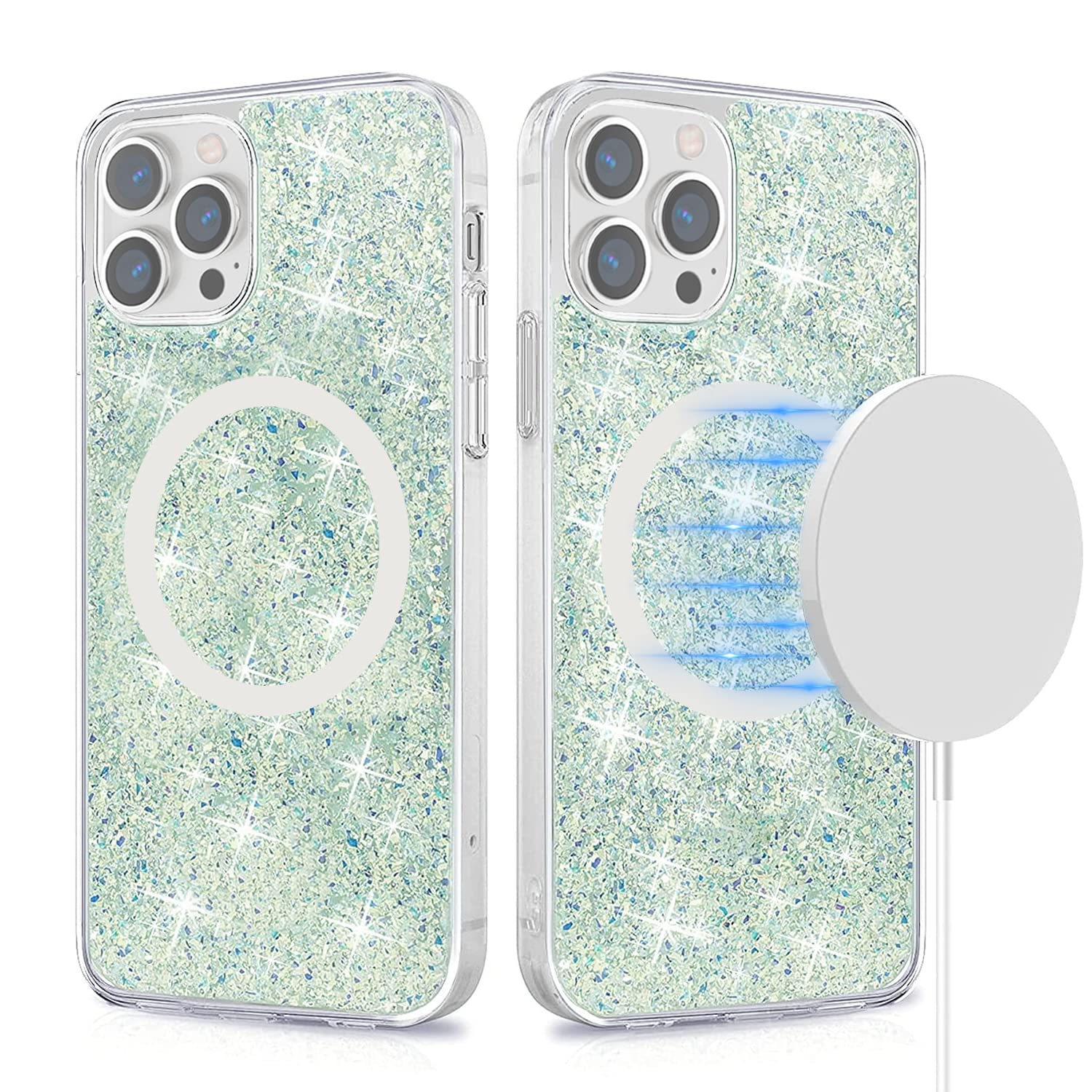 SaharaCase Sparkle Series Shockproof Bumper Case for Apple iPhone 13 Pro Max 6.7