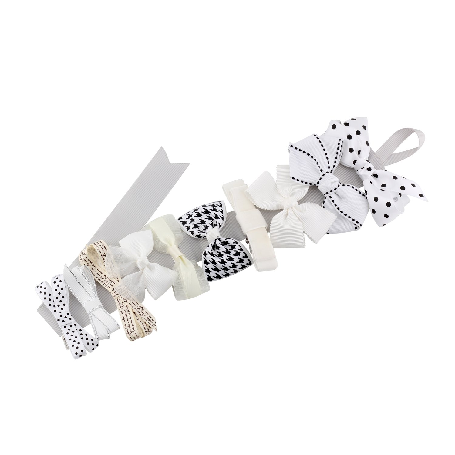 Adorable Baby Girls Hair Bows & Barrettes Set with Hair Bow Holder - Perfect for Toddler Outfits, Birthday Parties & Photo Shoots