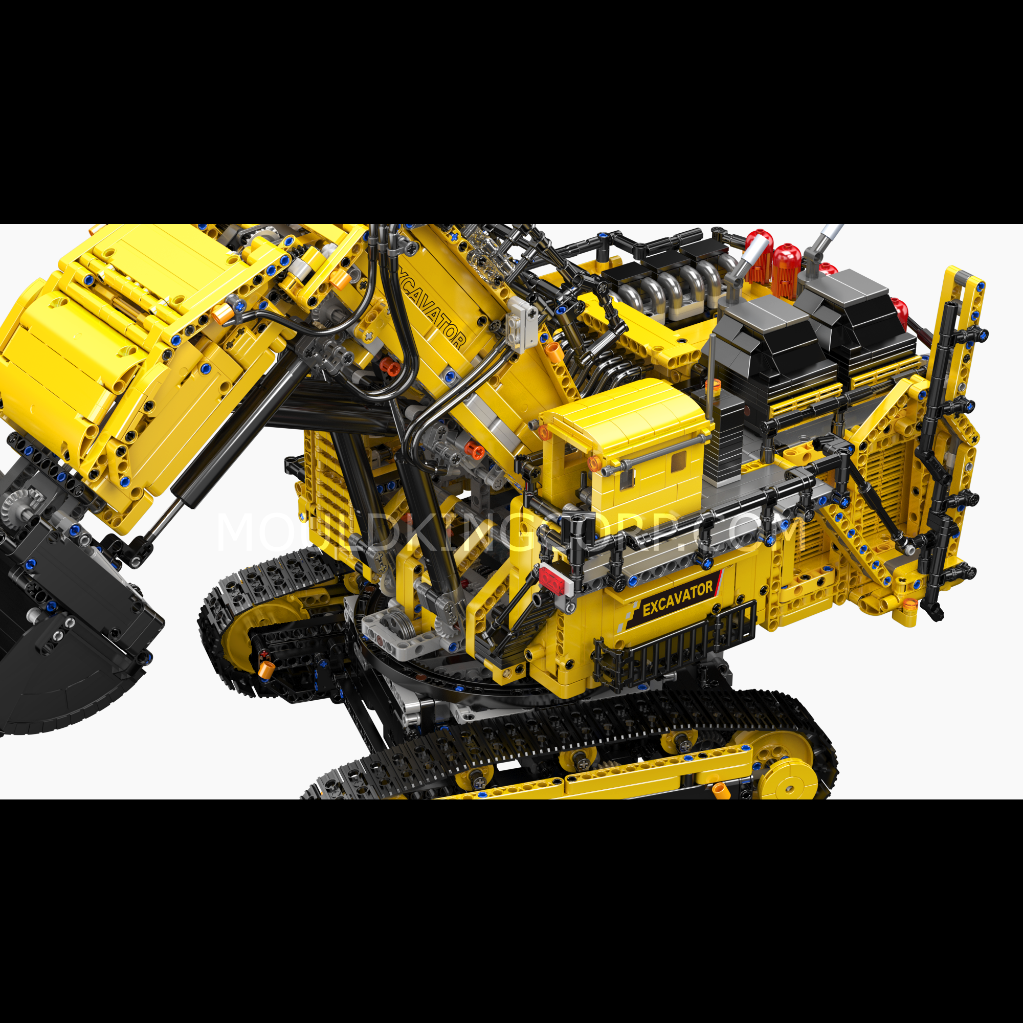 MOULD KING 17070 Liebherr R 9800 Mining Excavator Building Sets - 4,767 PCS Construction Toy for Adults & Kids | STEM Educational Model Kit for Engineering Enthusiasts | Perfect for Collectors, DIY Projects & Birthday Gifts
