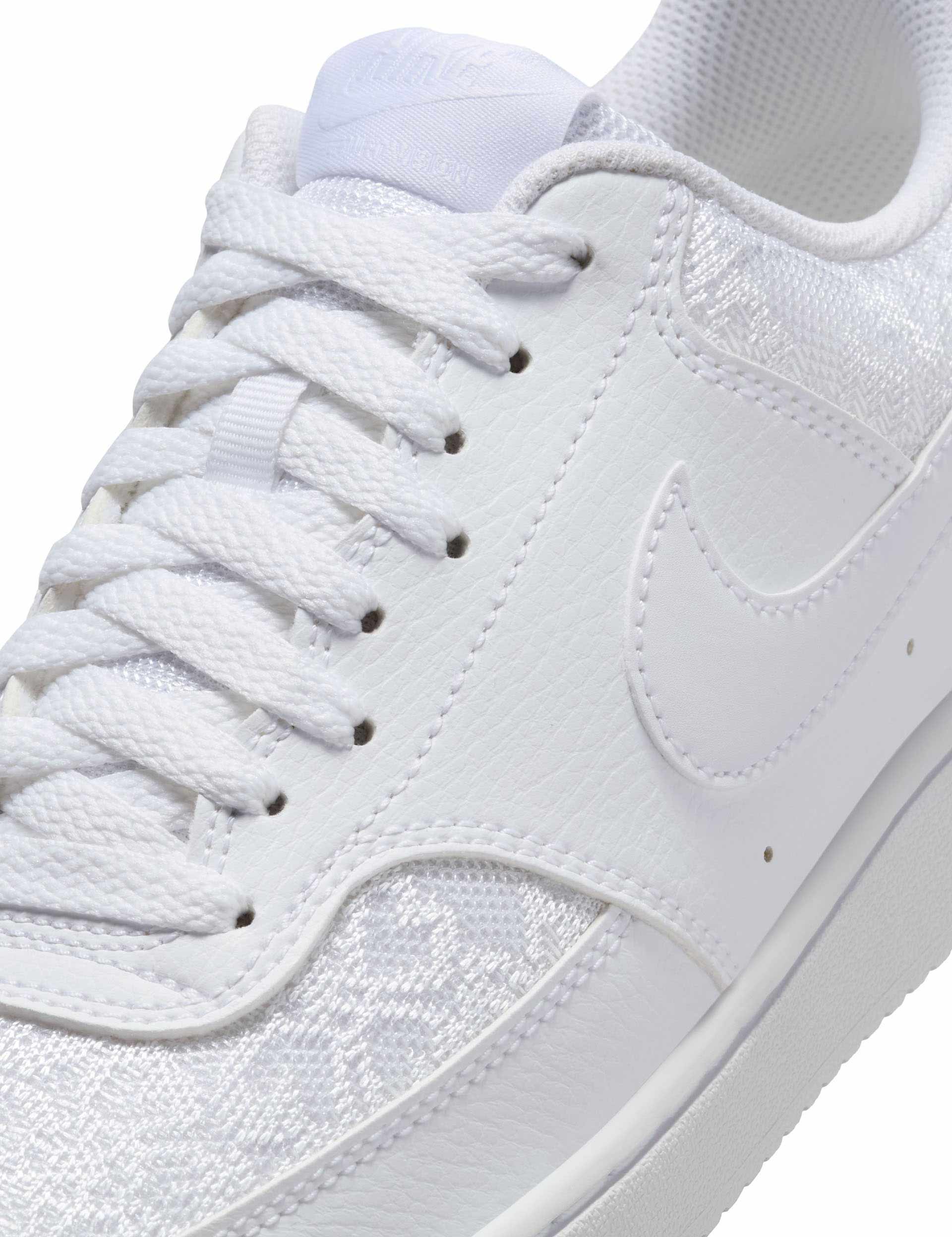 Nike Court Vision Low Sneakers - White & Lightweight for Men & Women | Perfect for Casual Wear, Tennis & Everyday Comfort