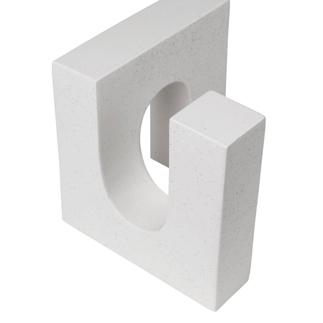 Kristina Dam Studio Brick Sculpture - Modern Abstract Home Decor for Living Room, Office & Bookshelf | Handmade Art Piece for Interior Design & Gift Ideas