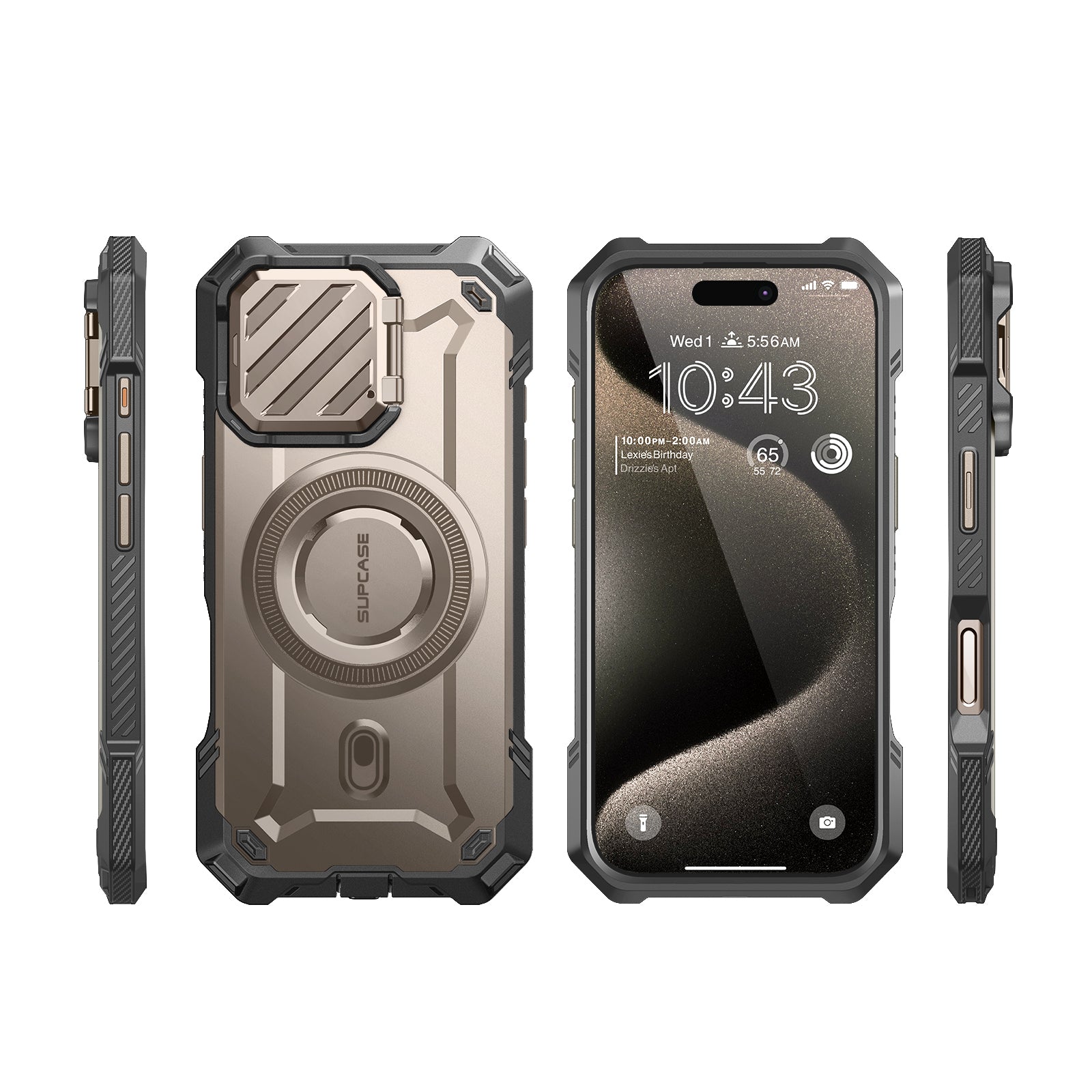 iPhone 16 Pro Max 6.9 Inch Unicorn Beetle MAG XT MagSafe Protective Case - Rose Gold | Shockproof & Wireless Charging Compatible | Perfect for Outdoor Adventures & Daily Use