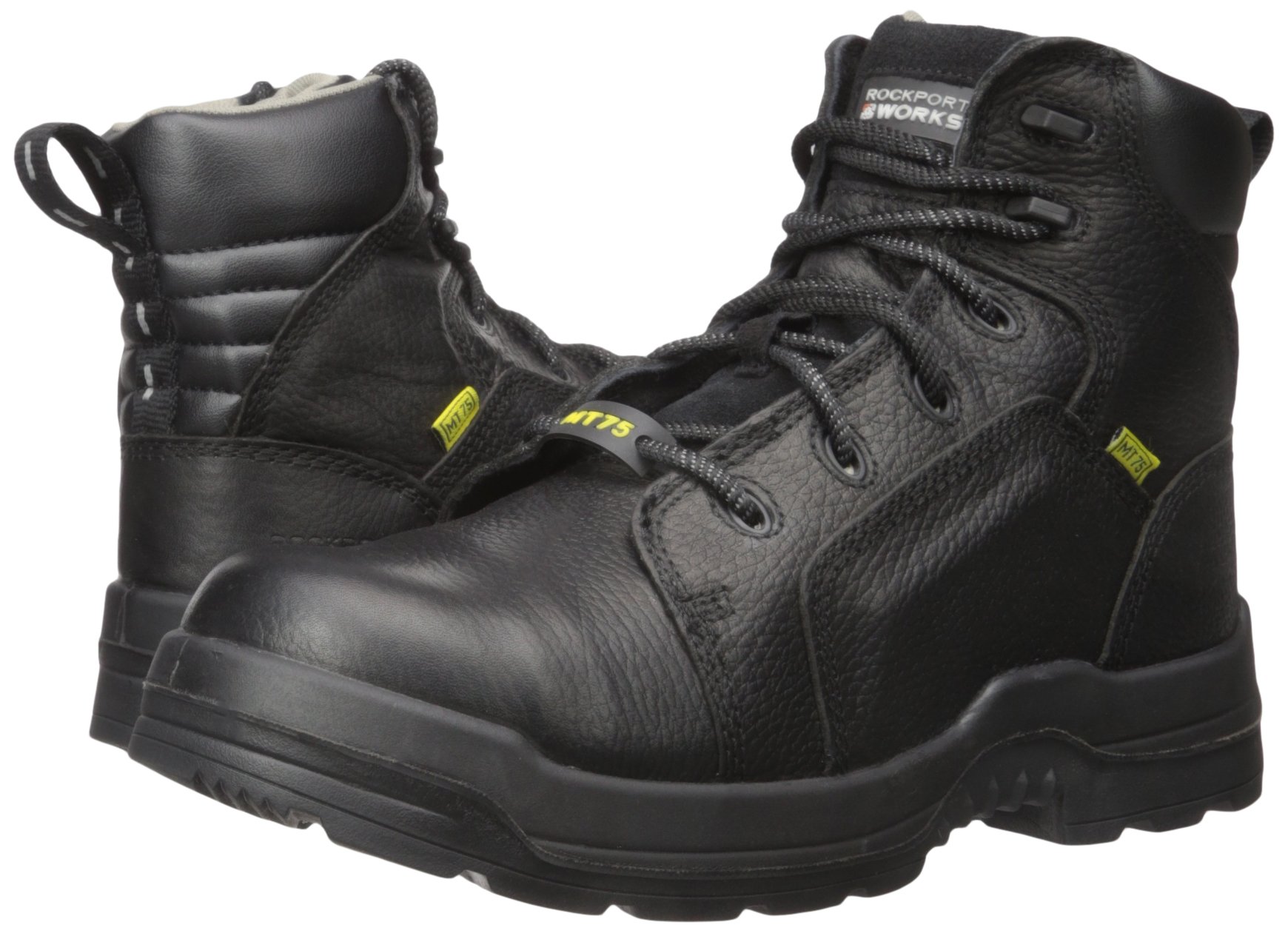 Rockport Men's More Energy 6 Inch Lace-Up Work Boots RK6465 - Durable Safety Shoes for Construction, Warehouse & Outdoor Work