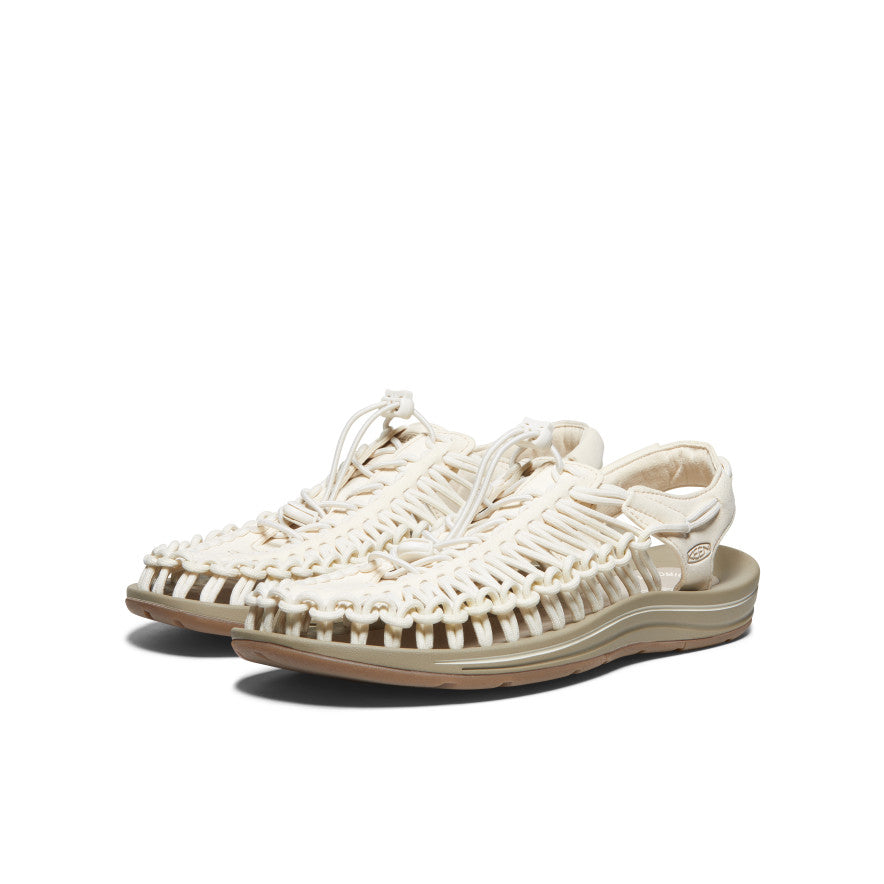 UNEEK Men's Breathable Comfort Sneakers - White Cap/Cornstalk | Perfect for Running, Walking & Casual Wear