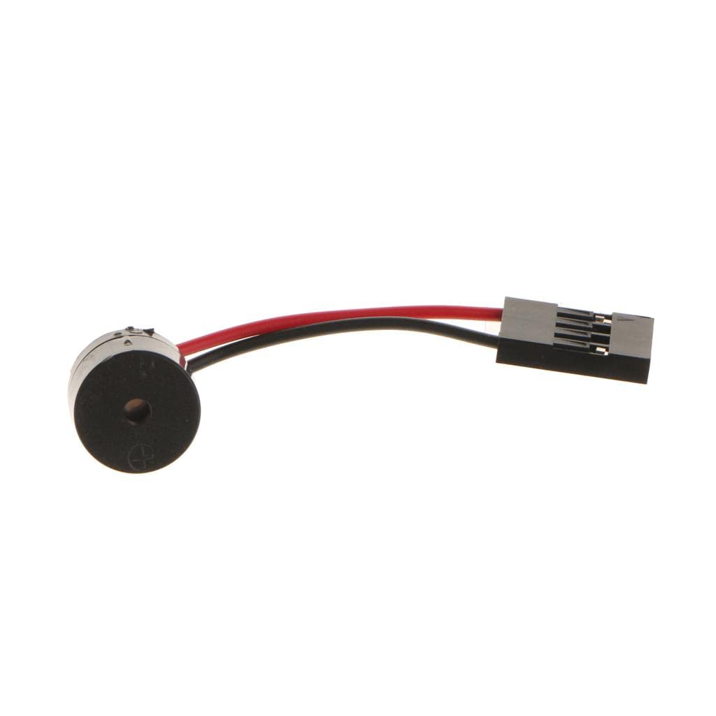 UJEAVETTE® Black PC Motherboard Internal Buzzer Speaker - Compatible with Laptop & Desktop Computers | Ideal for BIOS Beep Codes, System Alerts & Hardware Diagnostics