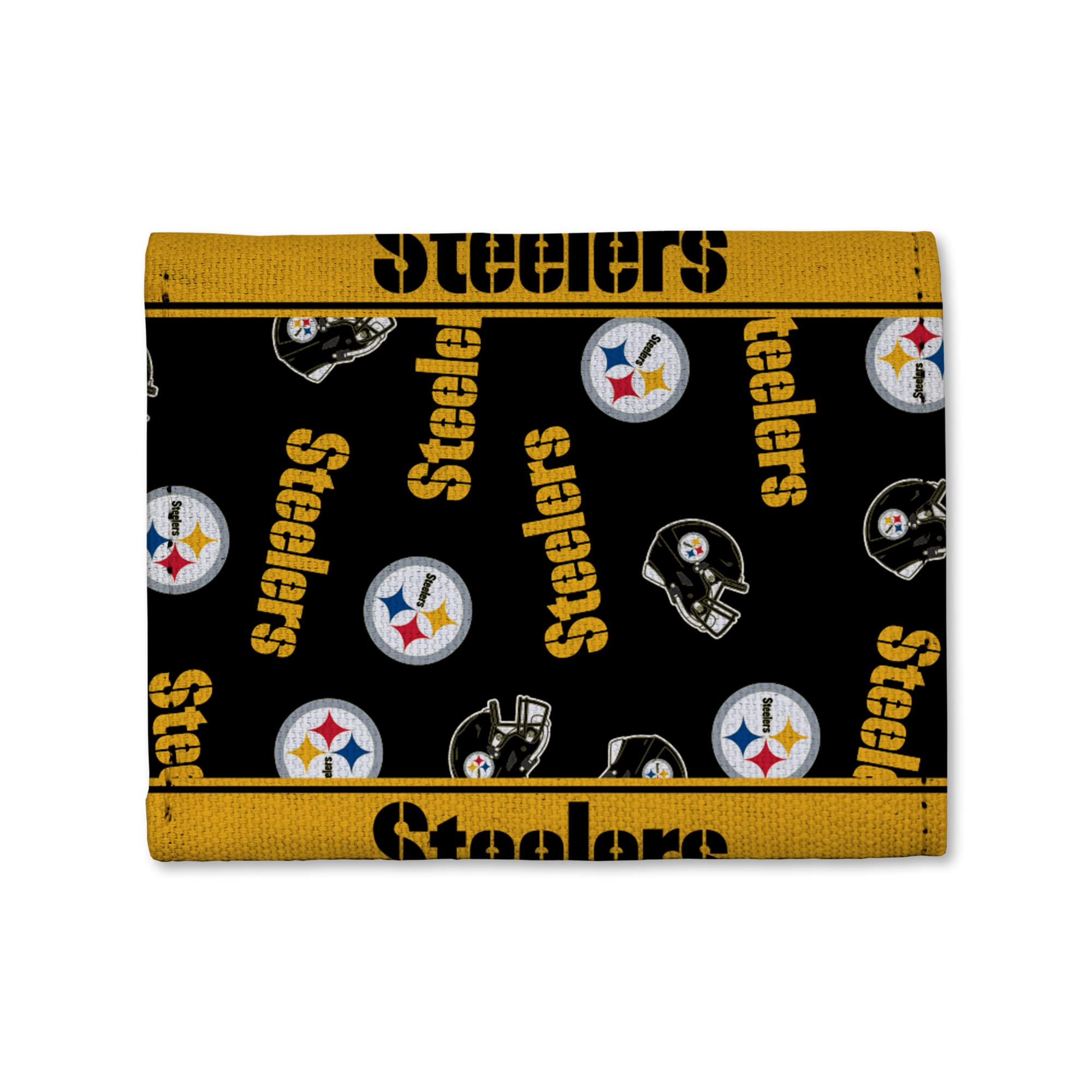 NFL Canvas Trifold Wallet for Men - Officially Licensed Football Team Logo Design - Durable RFID Blocking Bifold Wallet - Perfect Gift for Sports Fans & Game Day Accessories