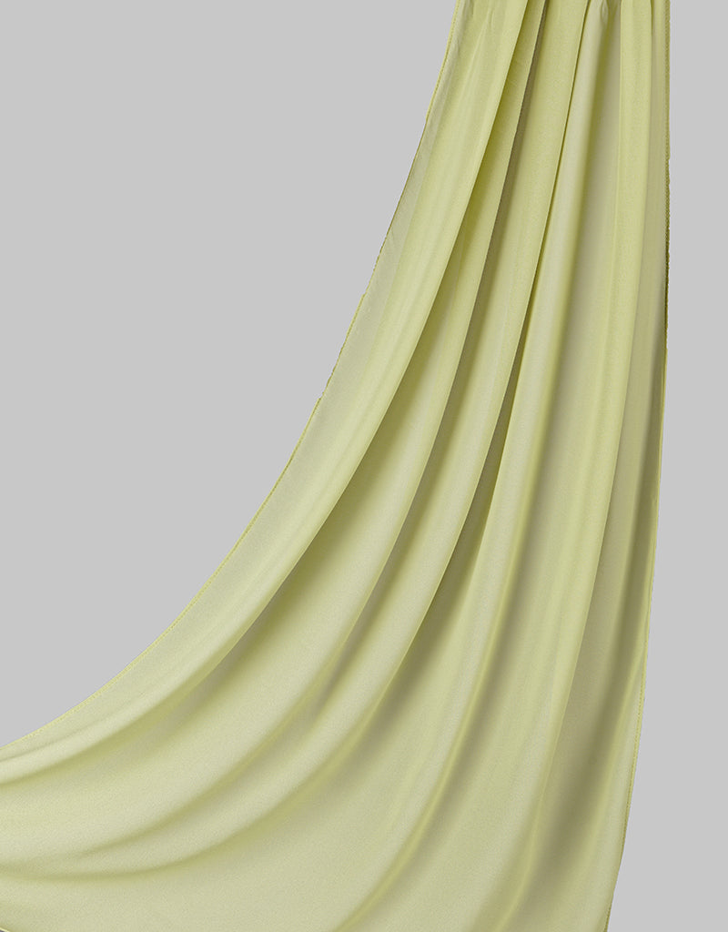 Elegant Chiffon Shawl in Shades of Green - Lightweight Scarf for Women - Perfect for Weddings, Parties & Evening Events
