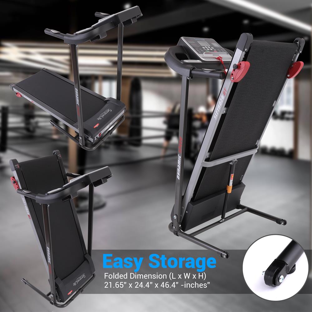 Foldable Motorized Treadmill for Home Gym - Compact Electric Running Machine with Quiet Motor, Perfect for Small Spaces & Apartment Workouts