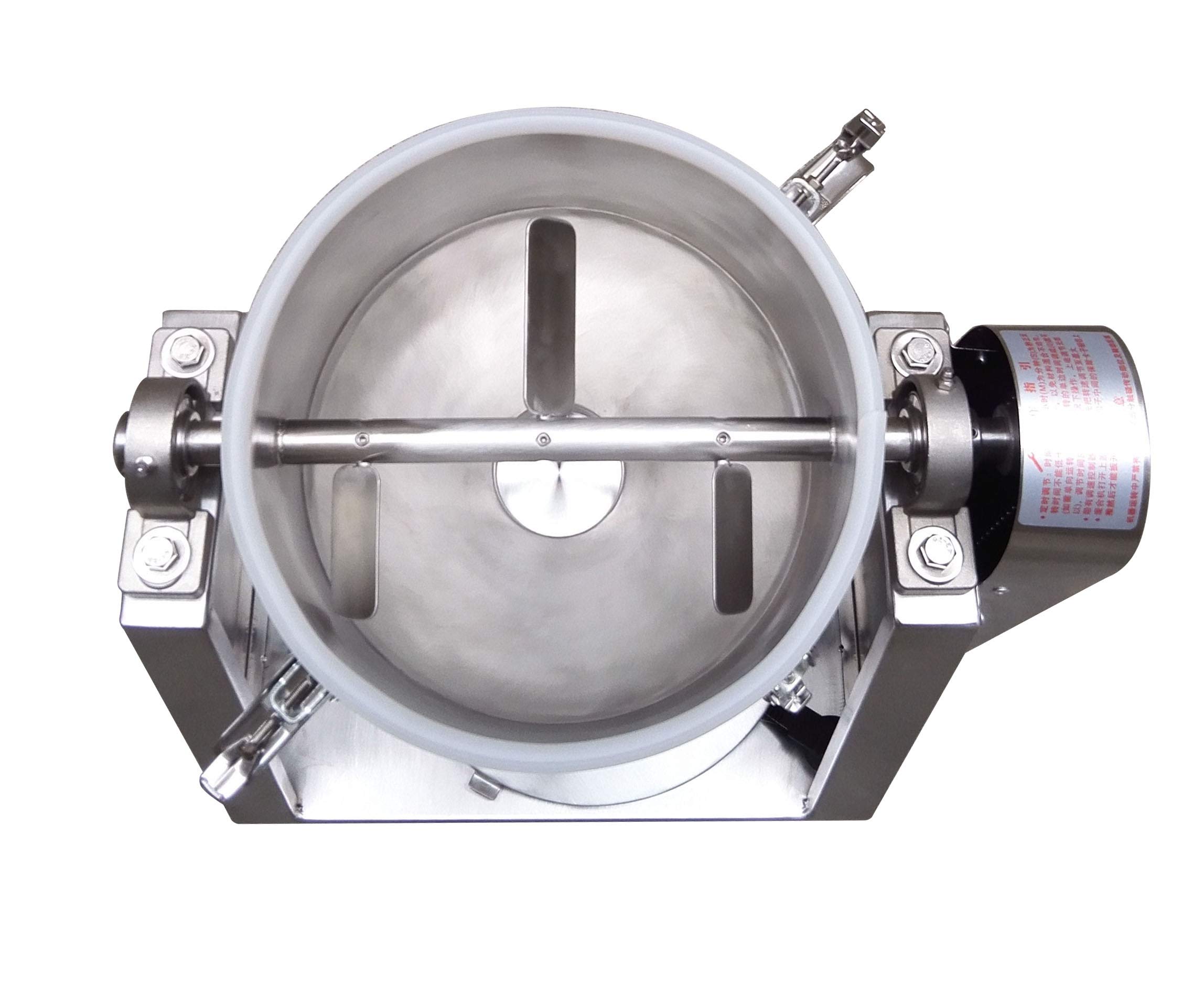 MXBAOHENG 10L Laboratory Dry Powder Mixer - 3kg Capacity Particle Blender for Powder Mixing & Granual Blending (220V) - Ideal for Pharmaceutical, Chemical & Food Industry Lab Use