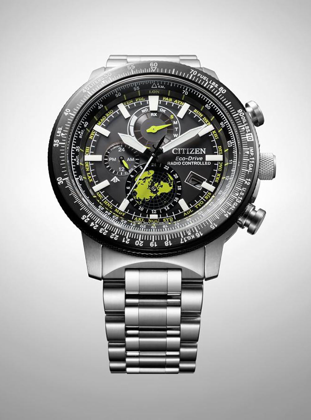 CITIZEN PROMASTER SKY Eco-Drive Geo Trekker BY3006-53E Men's Watch - Japanese Movement, JDM - Perfect for Outdoor Adventures & Travel