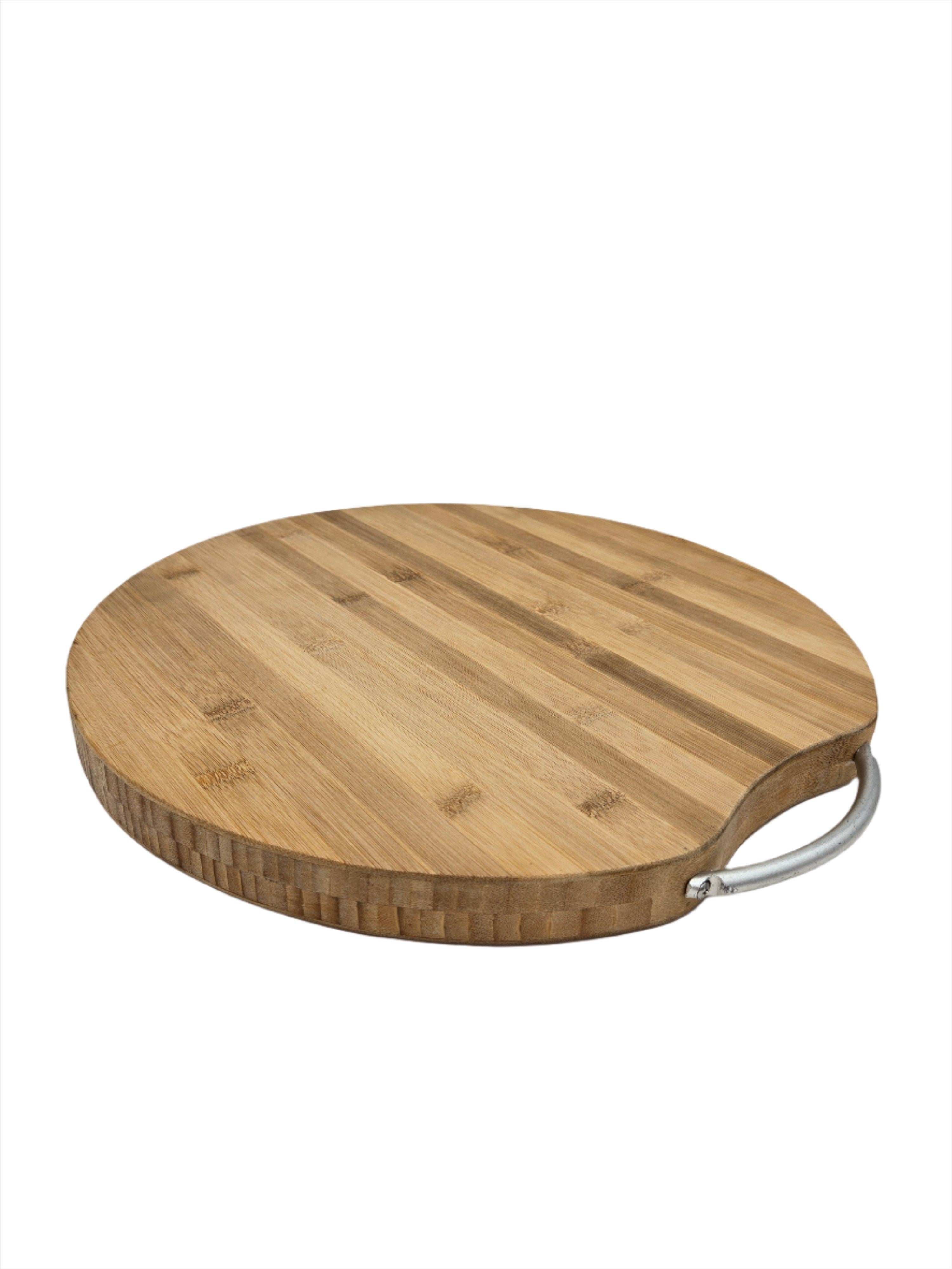 15x1.25 Inch Round Cutting Board - Premium Wooden Chopping Board for Kitchen, Perfect for Slicing Fruits, Vegetables and Meat - Ideal for Home Cooking and Professional Chefs