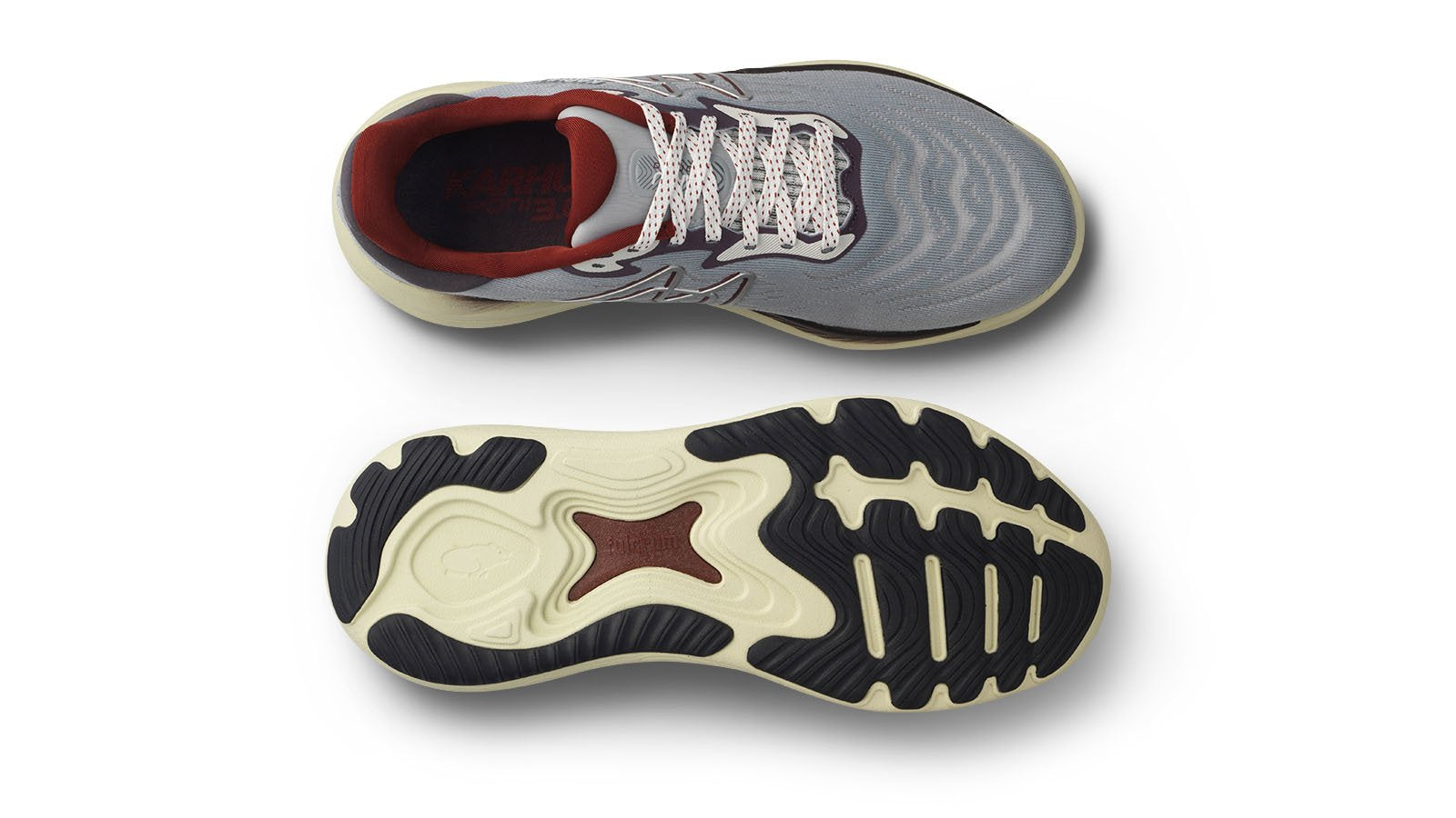Men's IKONI 3.0 Running Shoes - Quarry/Cabernet Color - Lightweight Athletic Sneakers for Jogging, Gym Workouts & Casual Wear