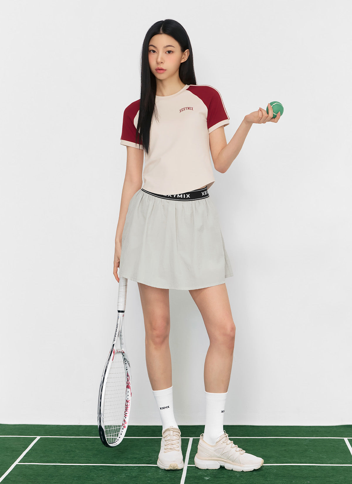 Reglan Color Block Crop Short Sleeve T-Shirt for Women | Trendy Summer Casual Top | Perfect for Yoga, Beach & Streetwear Fashion
