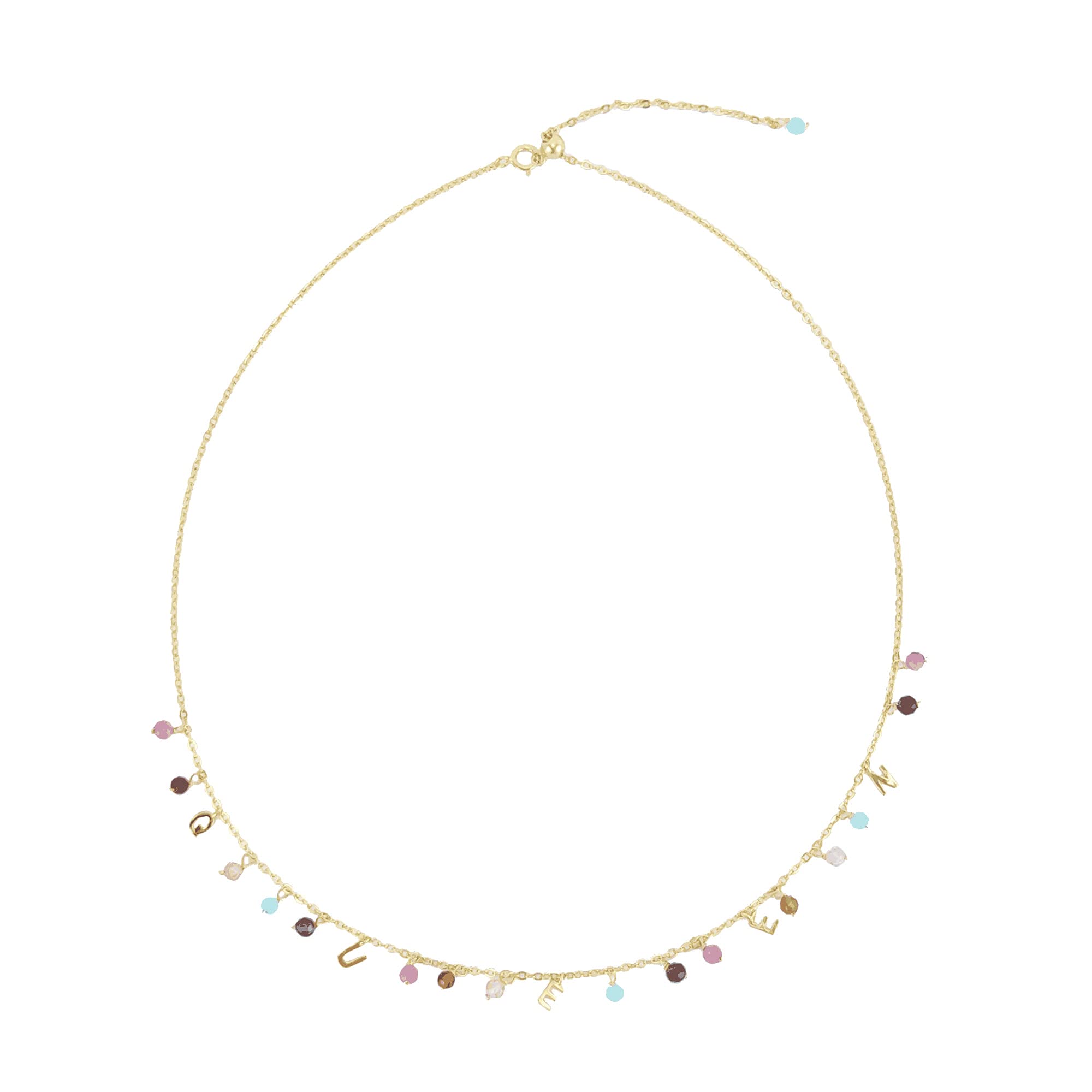Personalized Gold Over Sterling Silver Necklace - 18