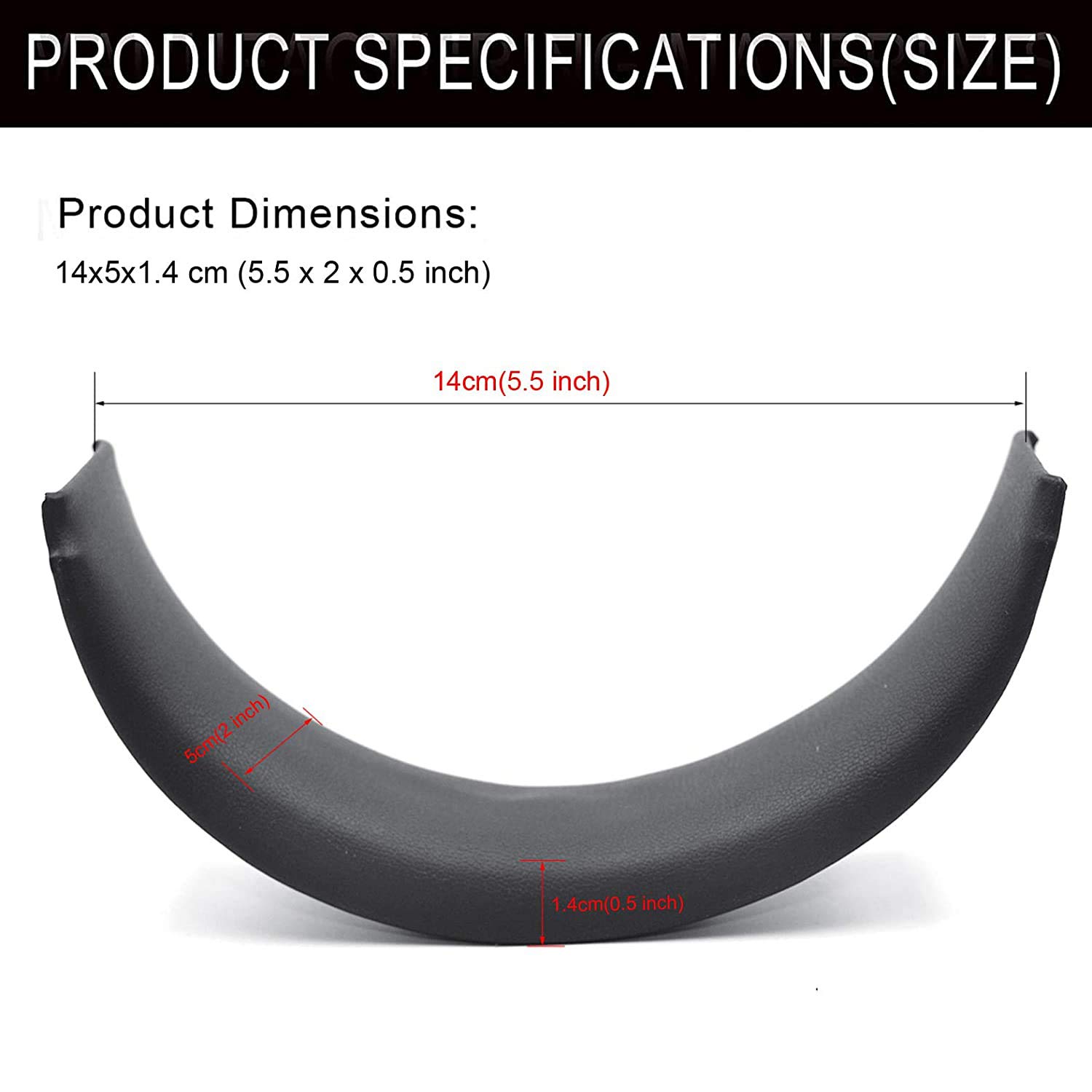Bumdenuu Replacement Ear Cushions & Headband Pad for PS3 PS4 Wireless CECHYA-0080 Stereo Headset - Comfortable Gaming Headphone Accessories for Long Play Sessions