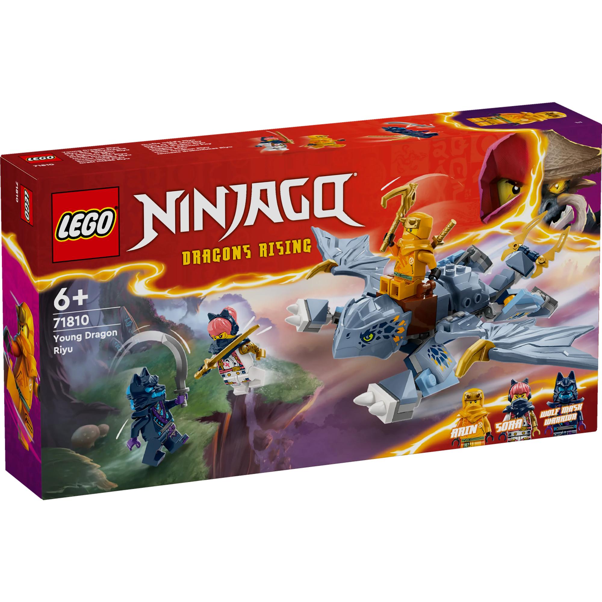 LEGO Ninjago: Young Dragon Riyu Building Set (71810) - Creative Play & Collectible Toy for Kids & Fans