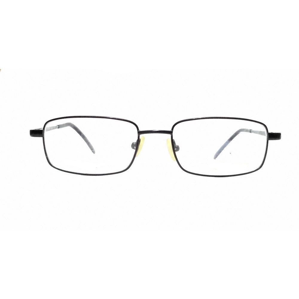 Sophisticated Black Full Frame Rectangle Progressive Glasses - No Line Multifocal Bifocal Lens 1189BKL | Perfect for Reading, Computer Work & Everyday Use