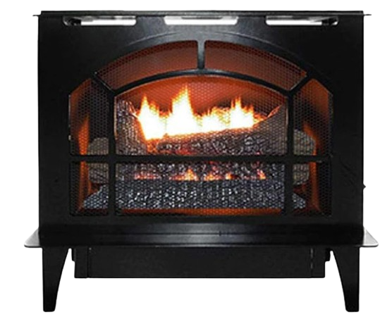 Buck Stove Townsend II 32,000 BTU Vent-Free Gas Stove - Steel Series Indoor Heater for Living Room, Bedroom & Cabin Use