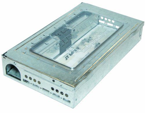 JT Eaton 424CL Speedy Clean Repeater Mouse Trap with Clear Lid - Pack of 12 | Humane Multi-Catch Rodent Control for Home, Garage & Basement | Reusable & Easy to Clean Indoor/Outdoor Pest Solution