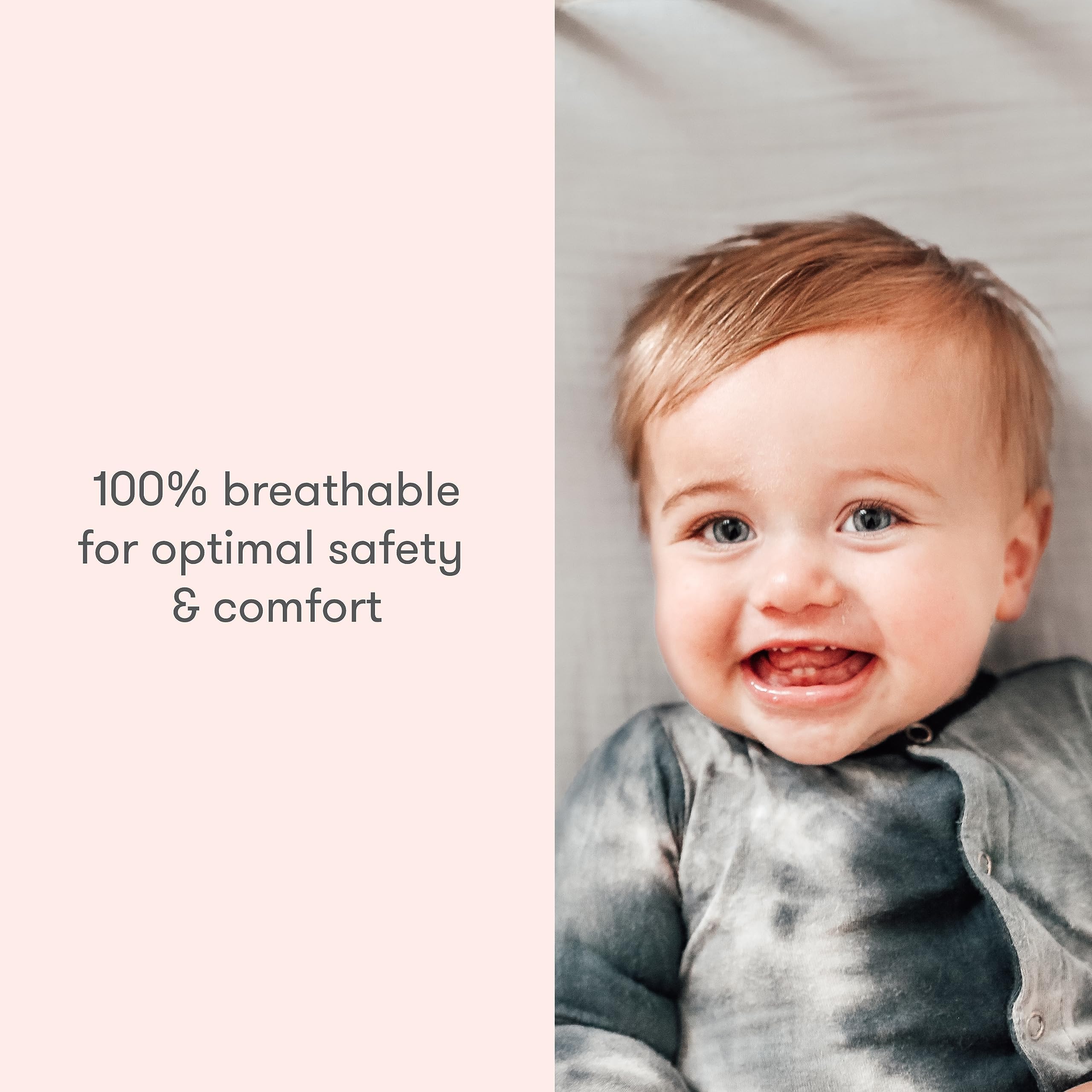 Organic Muslin Cotton Mini Crib Sheets 2-Pack - Ultra Soft & Breathable Baby Bedding for 24
