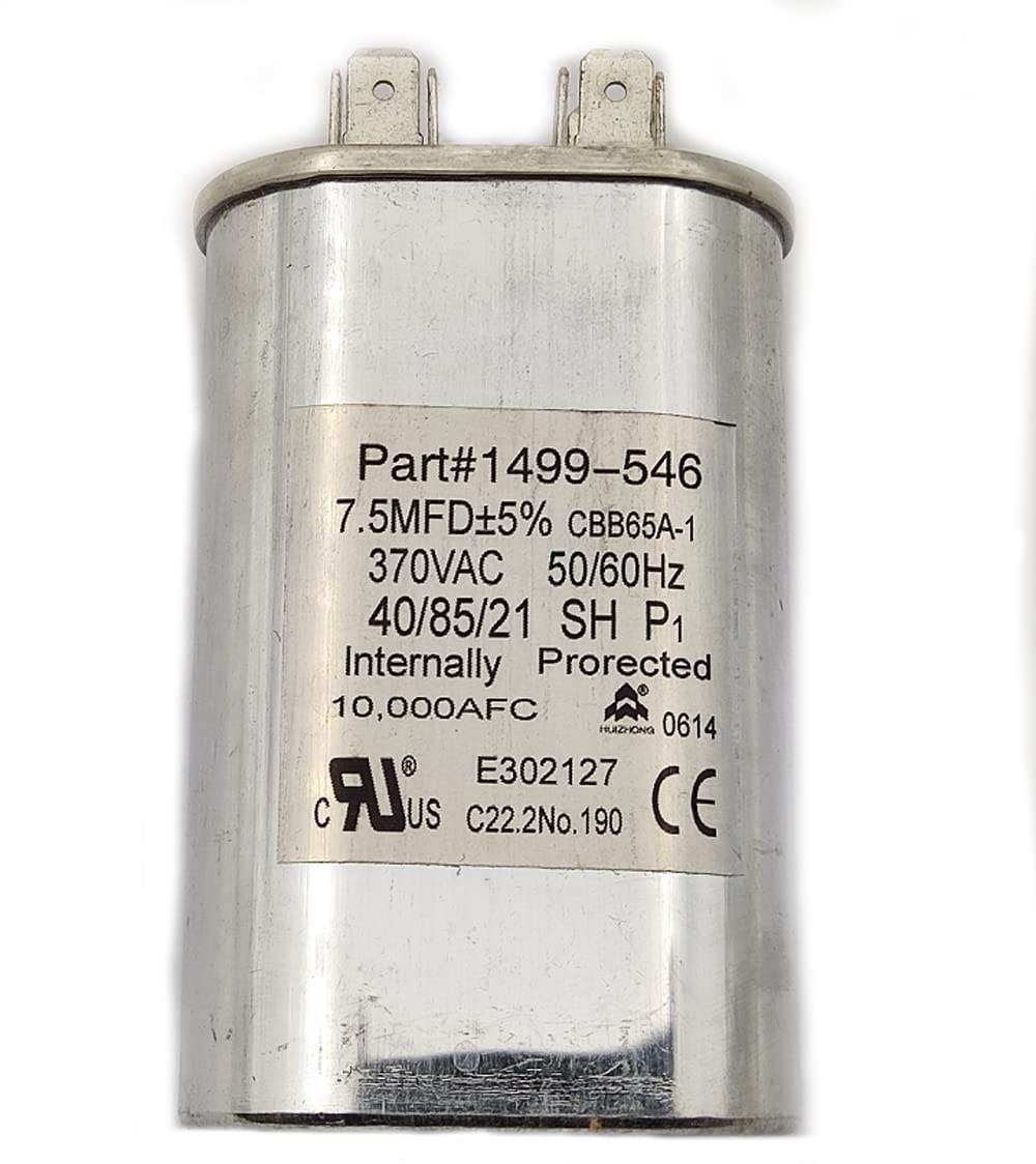 1499-5461 Rectangular Aluminum AC Capacitor - Replacement for Air Conditioner Units, HVAC Systems & Cooling Appliances - Durable & Long-Lasting Performance