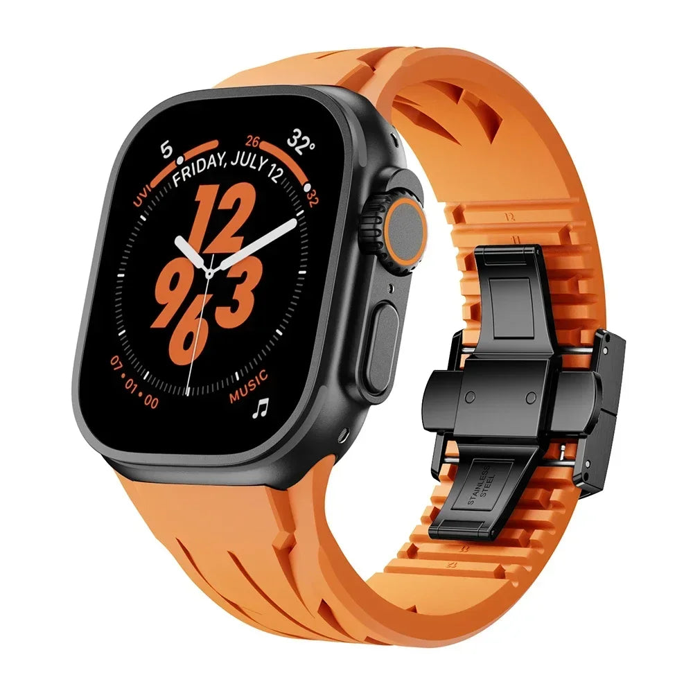 Premium Denis Lux Silicone Sports Band - Durable, Comfortable & Sweatproof Fitness Wristband for Running, Gym & Outdoor Activities