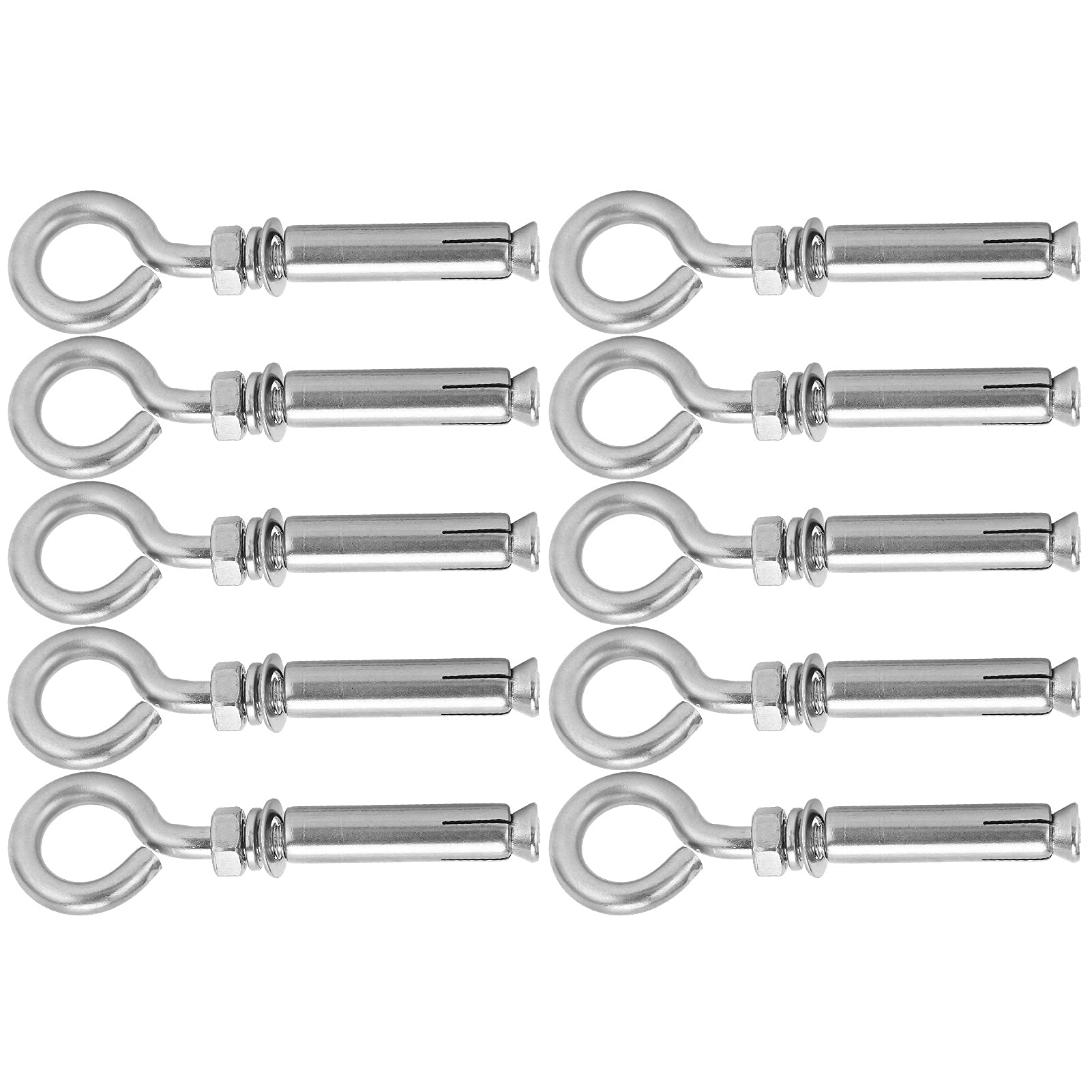 **M8 Expansion Screws & Drywall Anchors - Heavy Duty Wall Anchors for Curtain Rods, Hanging Pictures & Decorative Paintings - Perfect for Home & Office Use**